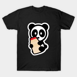 Panda Yogurt Drink Bambu Brand Bear Asian Food Snack Animal Sweet Dessert T-Shirt